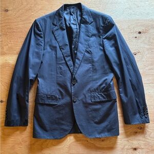 Lanvin Classic Navy Men's Lightweight Blazer